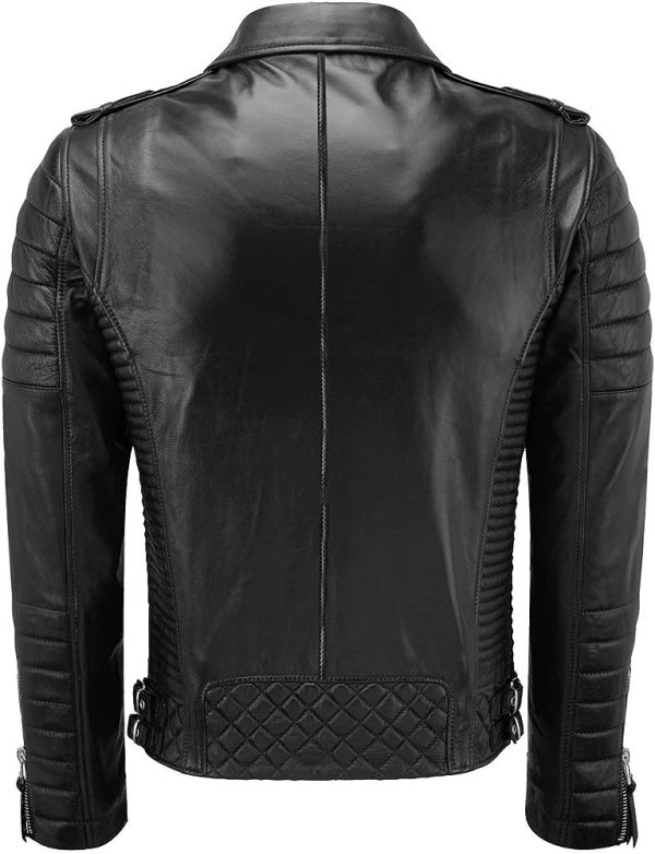 Women’s Quilted Asymmetrical Leather Jacket