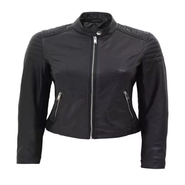 Women's Soft Black Lambskin Leather Jacket