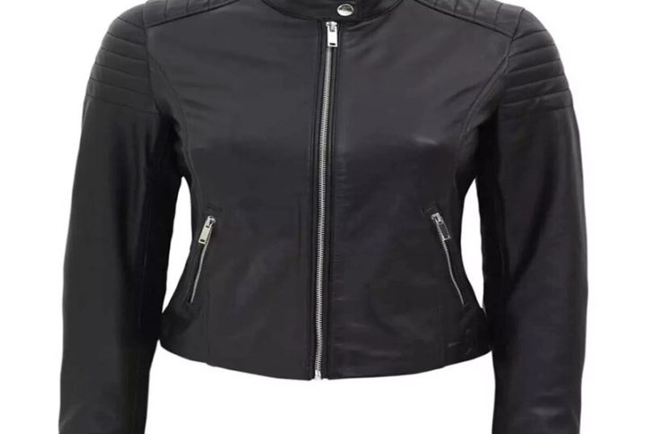 Women's Soft Black Lambskin Leather Jacket